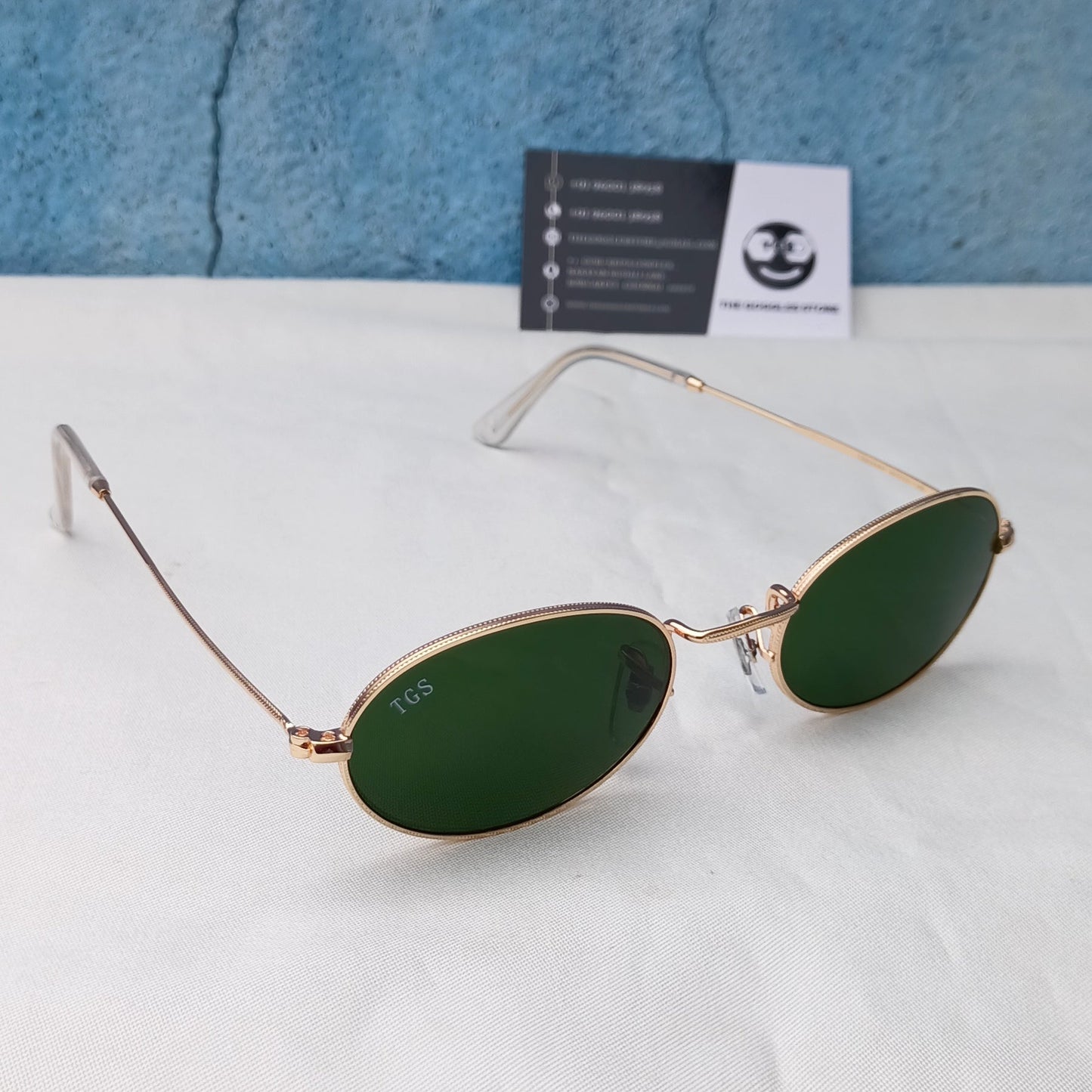 Oval TGS Metal Unisex Sunglasses