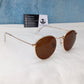 Round TGS Metal Unisex Sunglasses