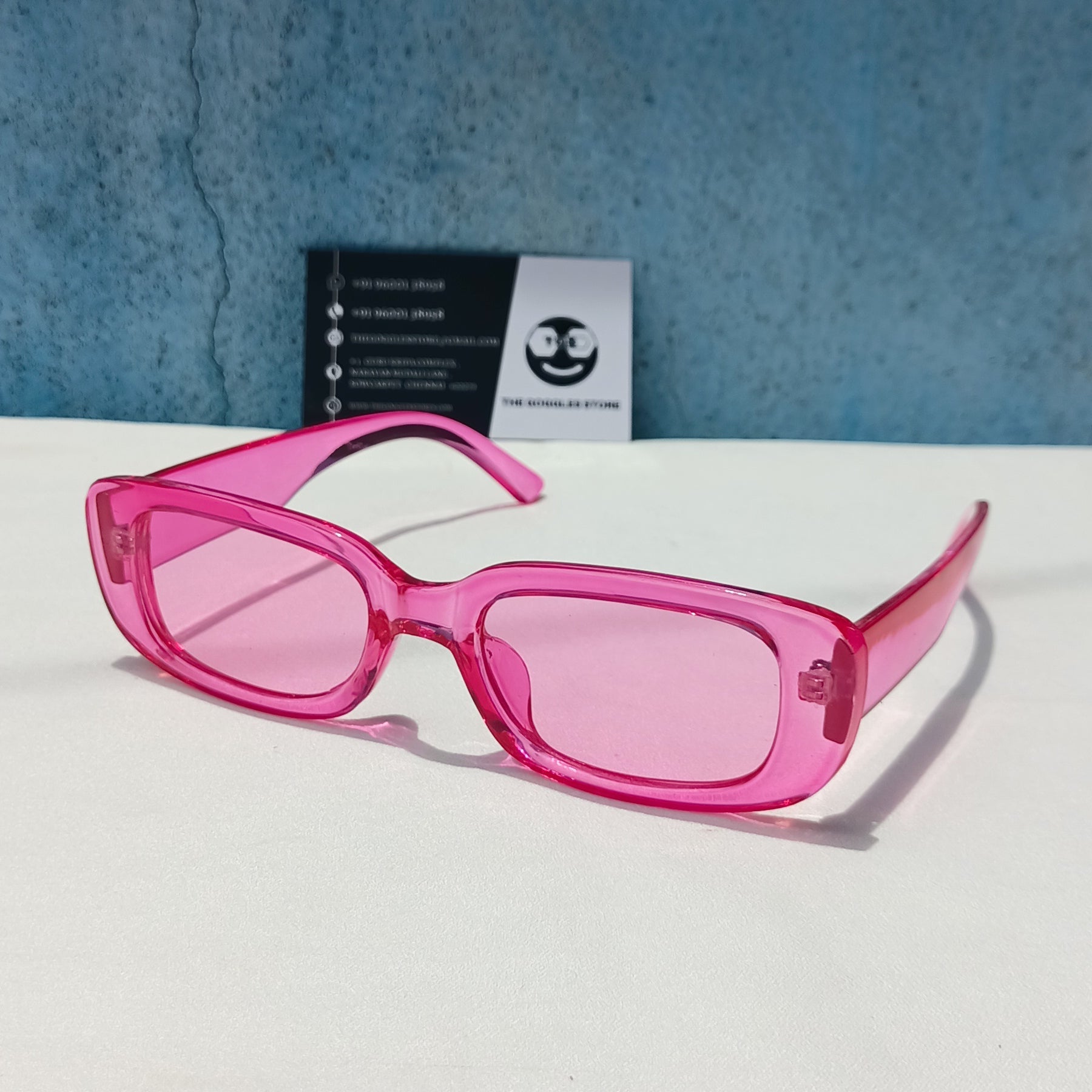 Markus Lupfer Sunglasses D-Frame Blue and Pink Revo – Watches & Crystals